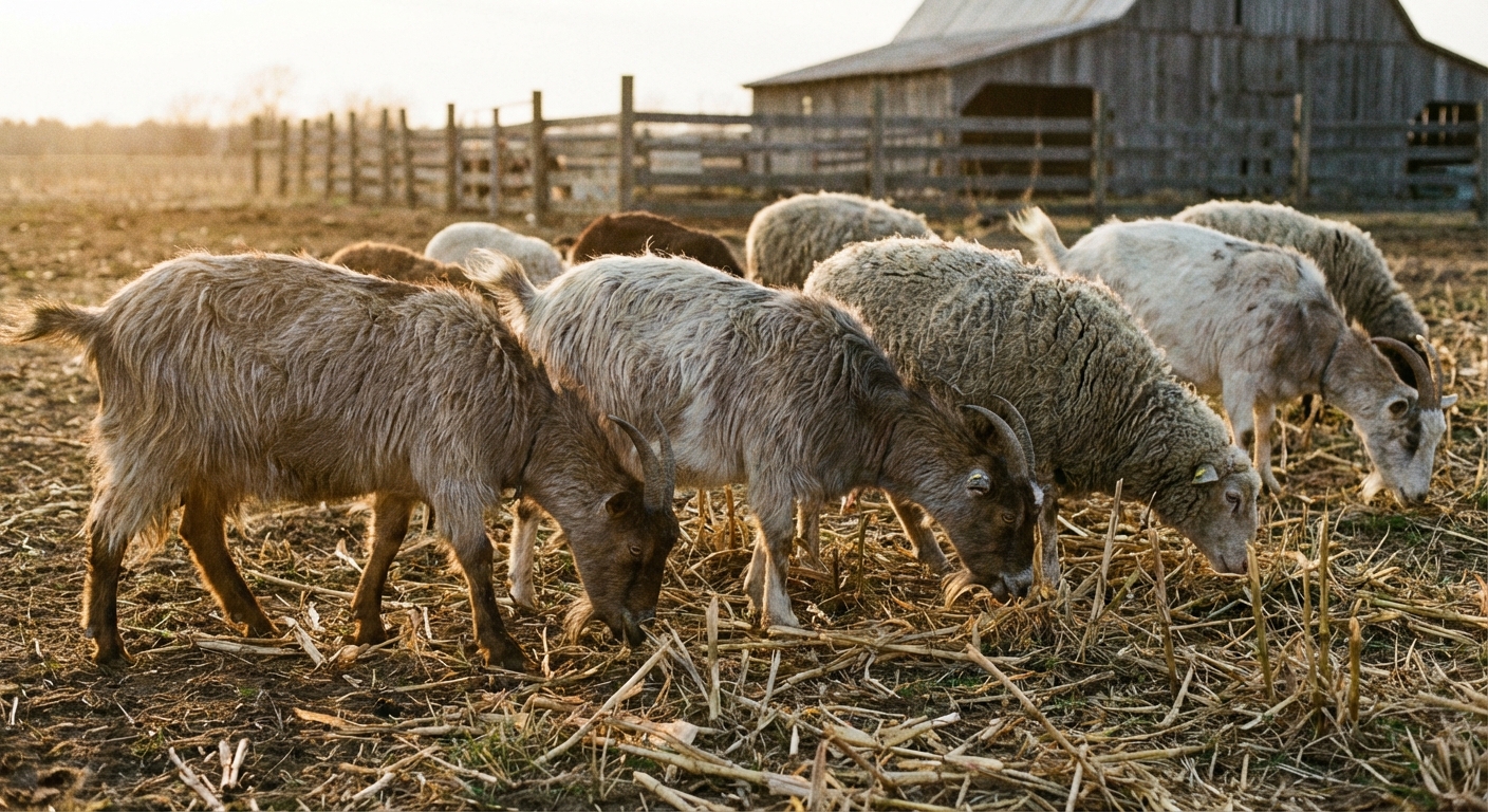 Using Crop Residues for Goat and Sheep Feed